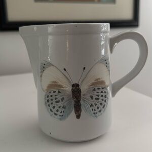 Porcelain White Creamer Small Jug for Decorative Use Only